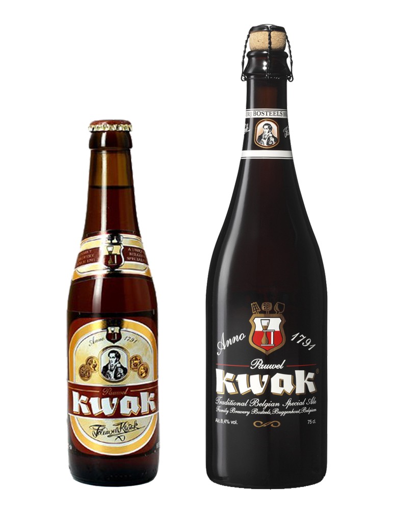 Coffret Bière KWAK 75cl + 2 VERRES